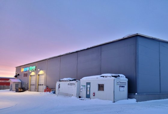 Butikslokal på Industriområdet i Kiruna
